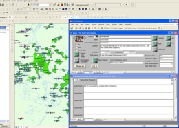 Oil & gas field database interface using ArcMap™
